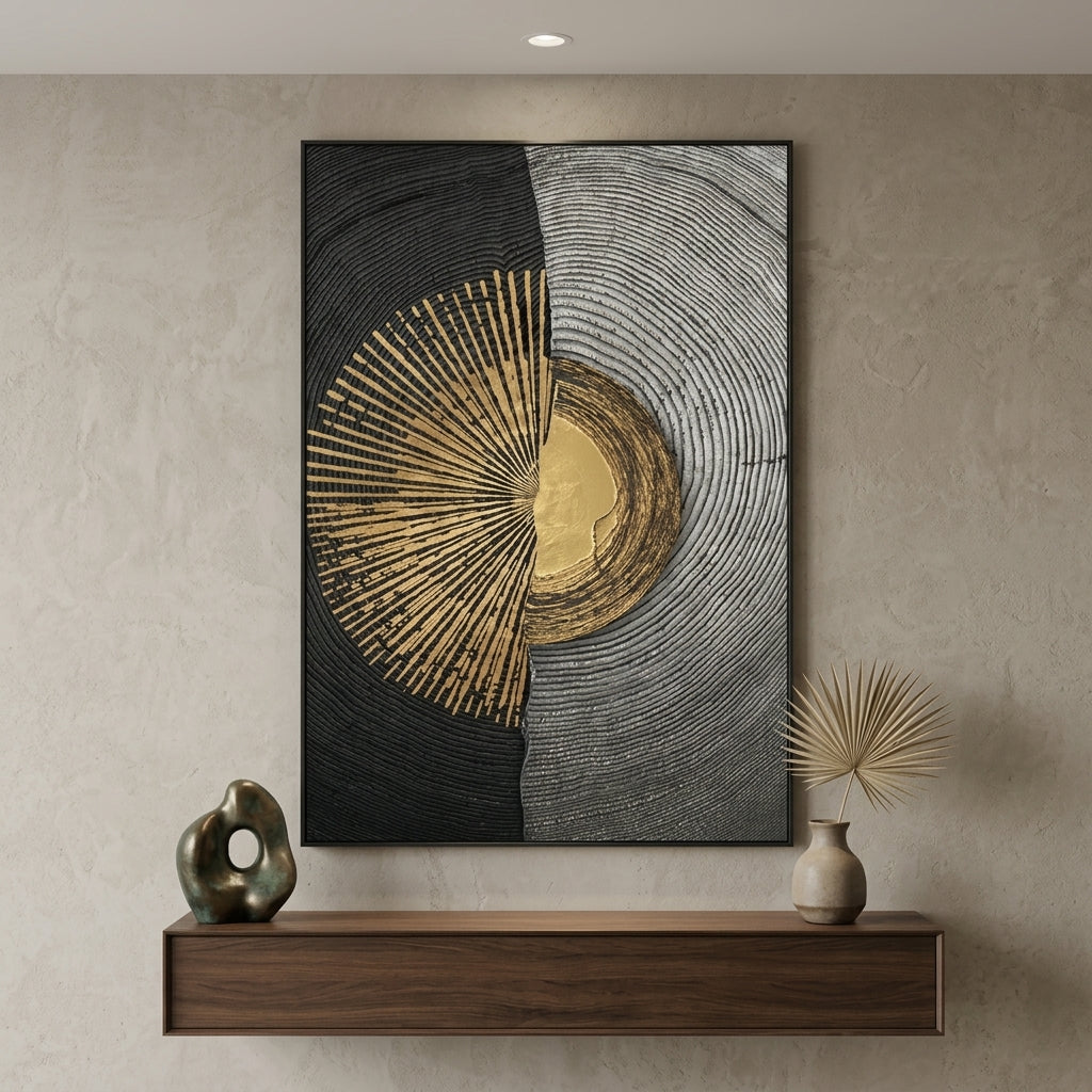 Cuadro Decorativo Contraste - Elegancia en equilibrio
