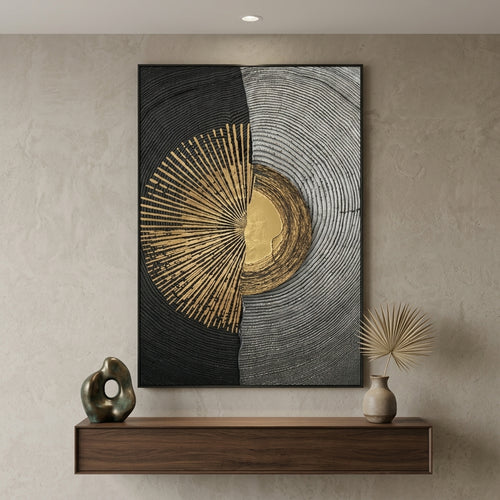 Cuadro Decorativo Contraste - Elegancia en equilibrio