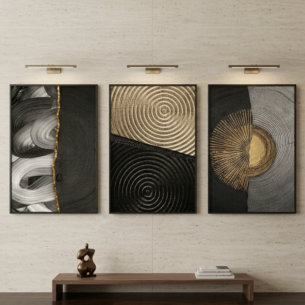 Cuadro Decorativo Contraste - Elegancia en equilibrio